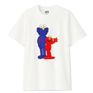 KAWS x Uniqlo x Sesame Street BFF Elmo Tee ‘White’